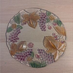 Vintage Mikasa Savoir Vivre Crystal Fruit Platter